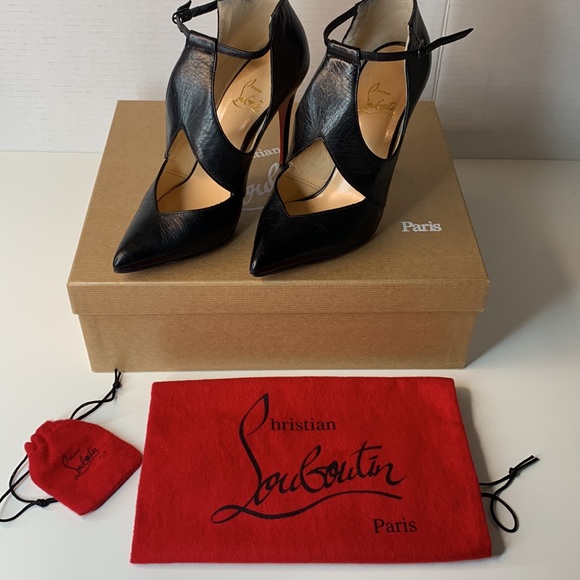 NEW Condition Christian Louboutin Dictata 100 Kid (Black) - Picture 8 of 10